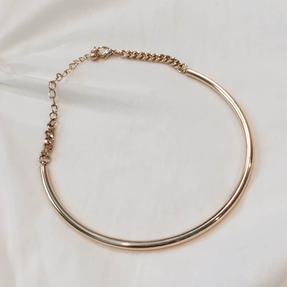 SIMPLE FOREVER 21 GOLD CHOKER